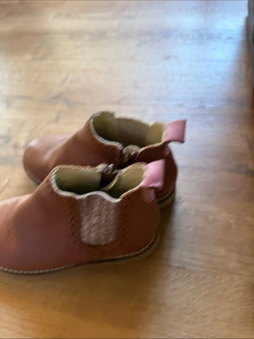 Mini Boden Brown Leather Chelsea Boots